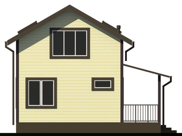 3. Проект дома A-108 Екстерьер Проект дома A-108 - фото 3