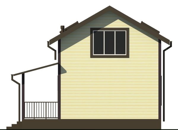 9. Проект дома A-108 Екстерьер Проект дома A-108 - фото 9