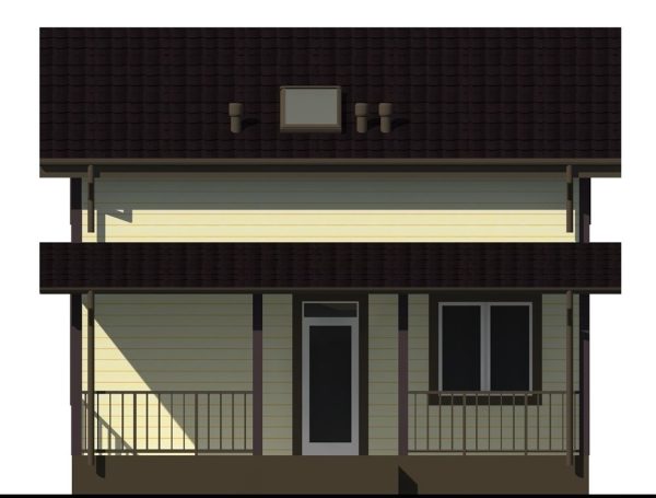 12. Проект дома A-108 Екстерьер Проект дома A-108 - фото 12