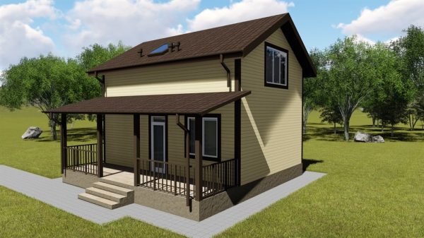 13. Проект дома A-108 Екстерьер Проект дома A-108 - фото 13