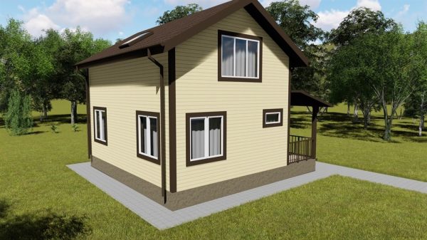 14. Проект дома A-108 Екстерьер Проект дома A-108 - фото 14