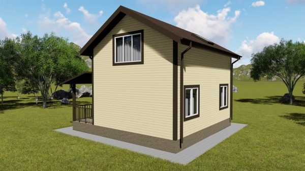 17. Проект дома A-108 Екстерьер Проект дома A-108 - фото 17