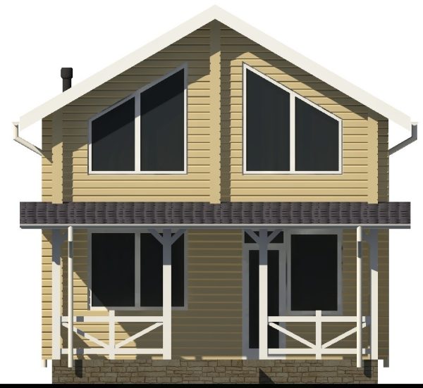 1. Проект дома A-109 Екстерьер Проект дома A-109 - фото 1