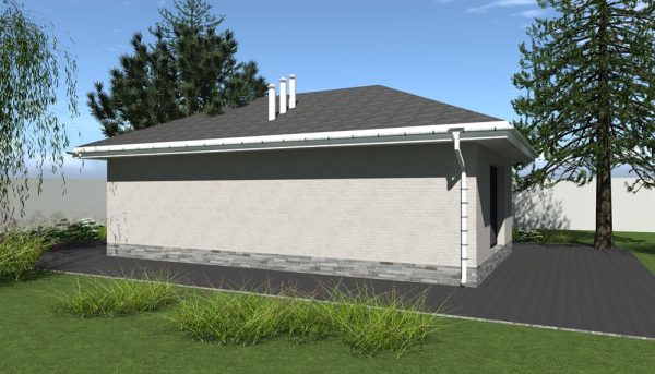 6. Проект дома A-110 Екстерьер Проект дома A-110 - фото 6