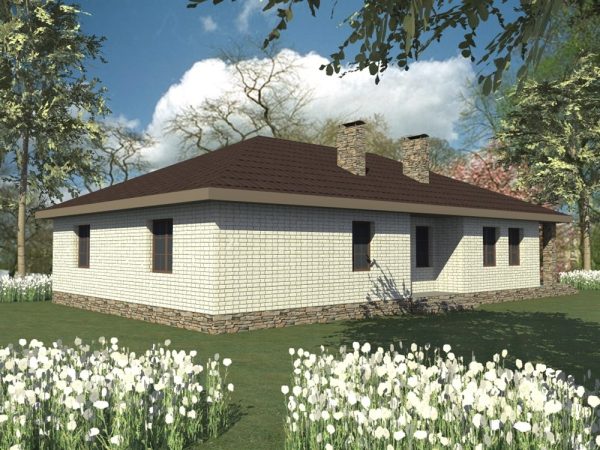 1. Проект дома B-010 Екстерьер Проект дома B-010 - фото 1