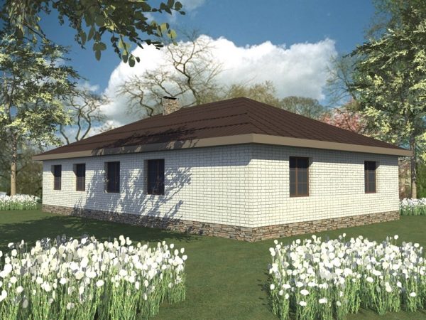 5. Проект дома B-010 Екстерьер Проект дома B-010 - фото 5