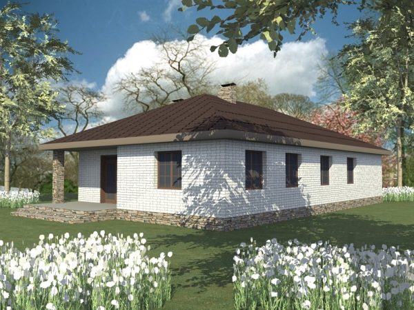 6. Проект дома B-010 Екстерьер Проект дома B-010 - фото 6