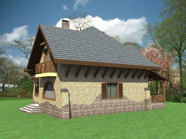 3. Проект дома B-012 Екстерьер Проект дома B-012 - фото 3