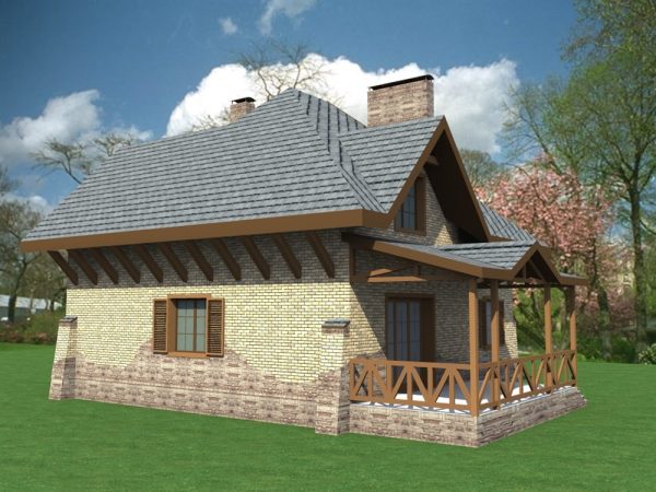 7. Проект дома B-012 Екстерьер Проект дома B-012 - фото 7