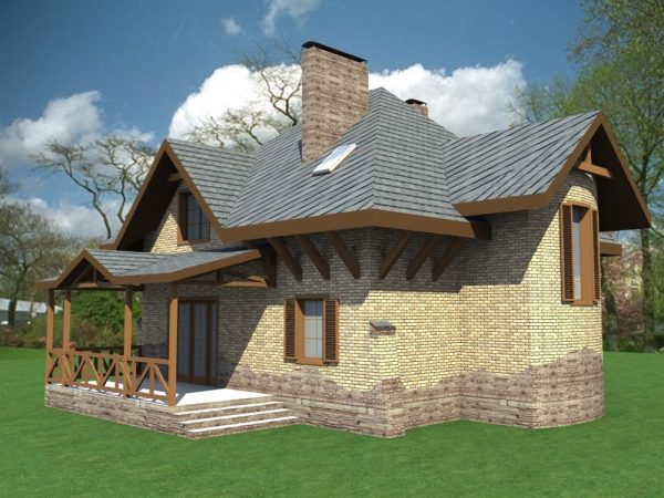 11. Проект дома B-012 Екстерьер Проект дома B-012 - фото 11