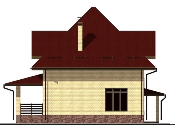 3. Проект дома B-014 Екстерьер Проект дома B-014 - фото 3