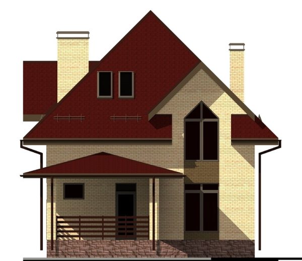 5. Проект дома B-014 Екстерьер Проект дома B-014 - фото 5