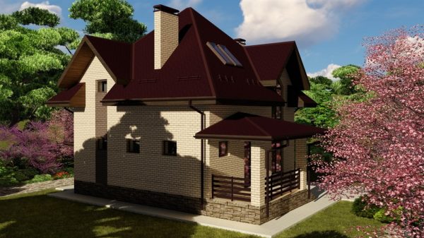 9. Проект дома B-014 Екстерьер Проект дома B-014 - фото 9