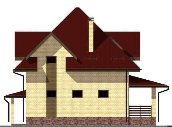 19. Проект дома B-014 Екстерьер Проект дома B-014 - фото 19