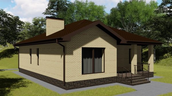 4. Проект дома B-015 Екстерьер Проект дома B-015 - фото 4