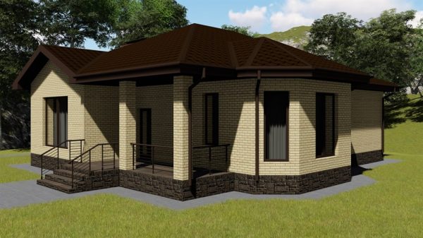 6. Проект дома B-015 Екстерьер Проект дома B-015 - фото 6