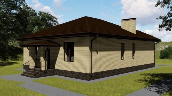 9. Проект дома B-015 Екстерьер Проект дома B-015 - фото 9