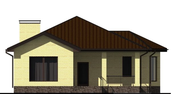 18. Проект дома B-015 Екстерьер Проект дома B-015 - фото 18