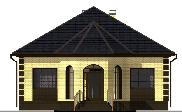 4. Проект дома B-018 Екстерьер Проект дома B-018 - фото 4