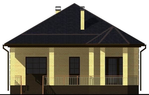 12. Проект дома B-018 Екстерьер Проект дома B-018 - фото 12