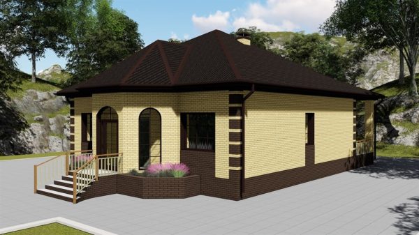 13. Проект дома B-018 Екстерьер Проект дома B-018 - фото 13