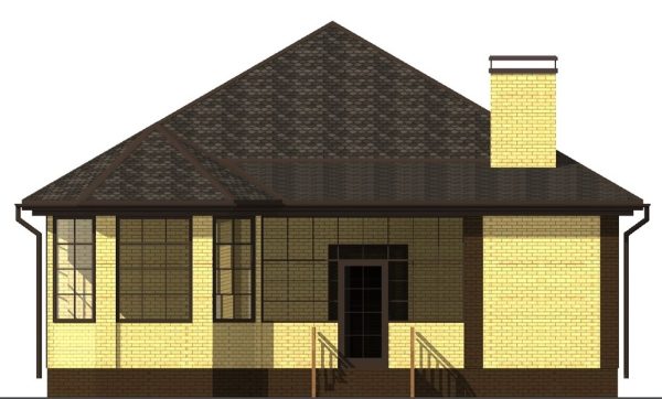 2. Проект дома B-019 Екстерьер Проект дома B-019 - фото 2
