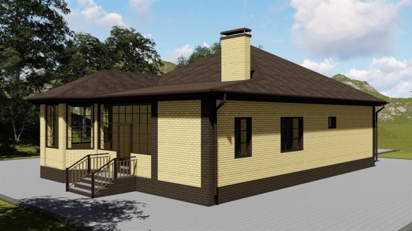 6. Проект дома B-019 Екстерьер Проект дома B-019 - фото 6