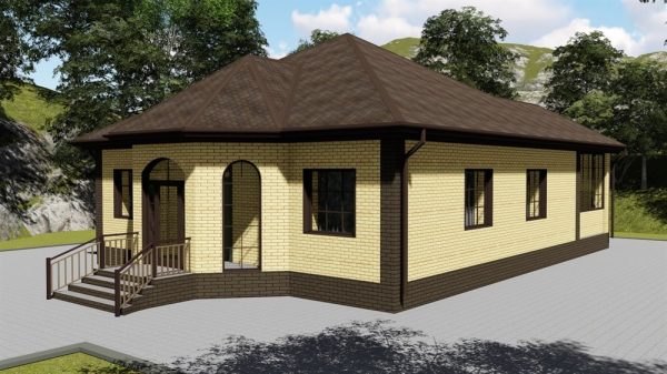 13. Проект дома B-019 Екстерьер Проект дома B-019 - фото 13