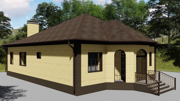 14. Проект дома B-019 Екстерьер Проект дома B-019 - фото 14