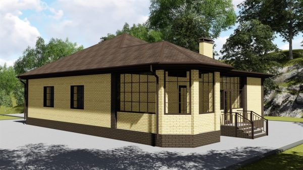 15. Проект дома B-019 Екстерьер Проект дома B-019 - фото 15