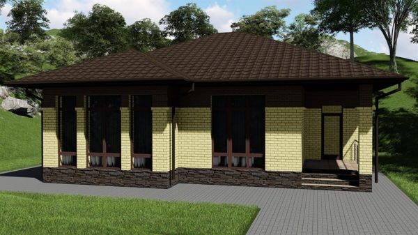 8. Проект дома B-020 Екстерьер Проект дома B-020 - фото 8