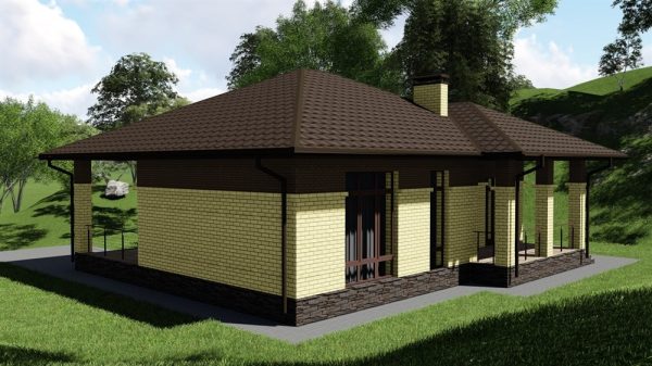 11. Проект дома B-020 Екстерьер Проект дома B-020 - фото 11