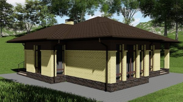 14. Проект дома B-020 Екстерьер Проект дома B-020 - фото 14