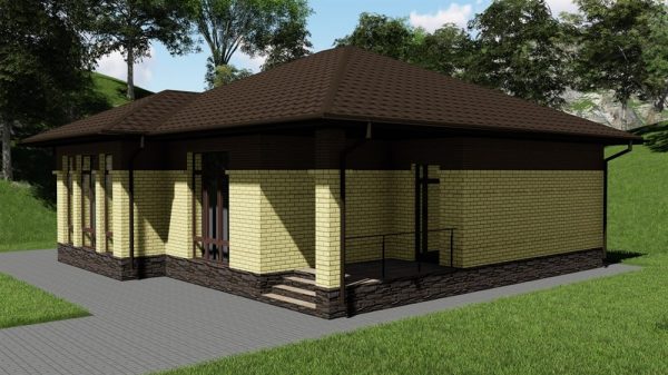 18. Проект дома B-020 Екстерьер Проект дома B-020 - фото 18