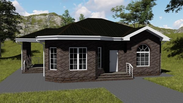 5. Проект дома B-021 Екстерьер Проект дома B-021 - фото 5