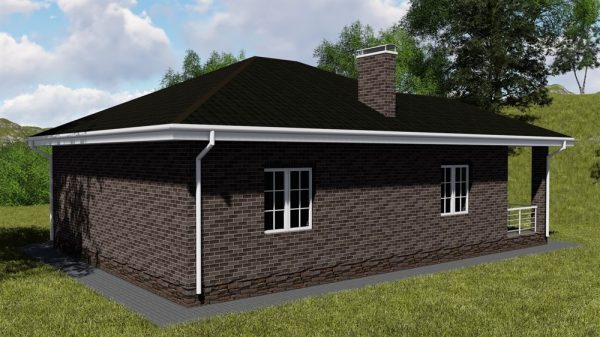 10. Проект дома B-021 Екстерьер Проект дома B-021 - фото 10