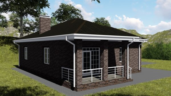 15. Проект дома B-021 Екстерьер Проект дома B-021 - фото 15