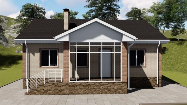 2. Проект дома B-022 Екстерьер Проект дома B-022 - фото 2