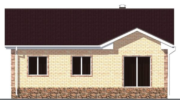 5. Проект дома B-022 Екстерьер Проект дома B-022 - фото 5