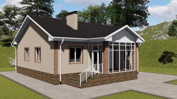 8. Проект дома B-022 Екстерьер Проект дома B-022 - фото 8