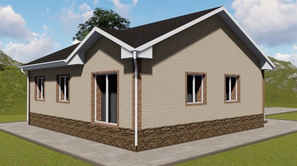 15. Проект дома B-022 Екстерьер Проект дома B-022 - фото 15