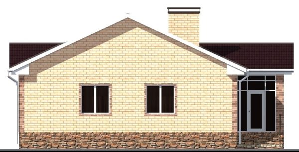 17. Проект дома B-022 Екстерьер Проект дома B-022 - фото 17