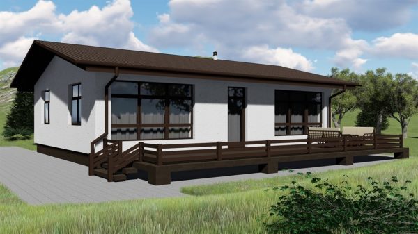 13. Проект дома B-023 Екстерьер Проект дома B-023 - фото 13