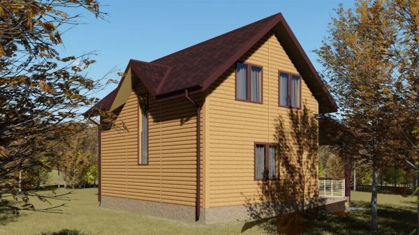 1. Проект дома B-025 Екстерьер Проект дома B-025 - фото 1