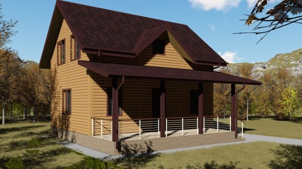 3. Проект дома B-025 Екстерьер Проект дома B-025 - фото 3