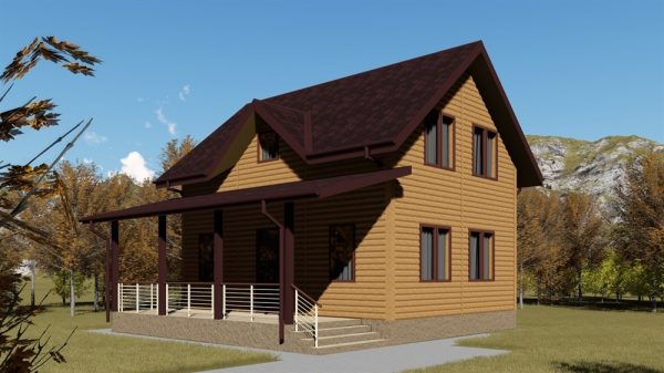 4. Проект дома B-025 Екстерьер Проект дома B-025 - фото 4