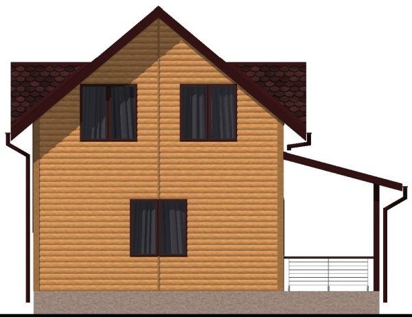 12. Проект дома B-025 Екстерьер Проект дома B-025 - фото 12