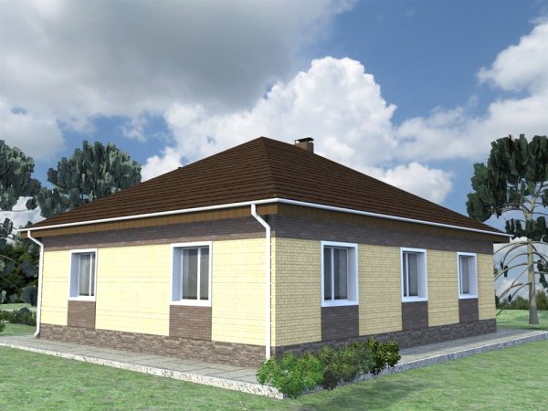 1. Проект дома B-026 Екстерьер Проект дома B-026 - фото 1