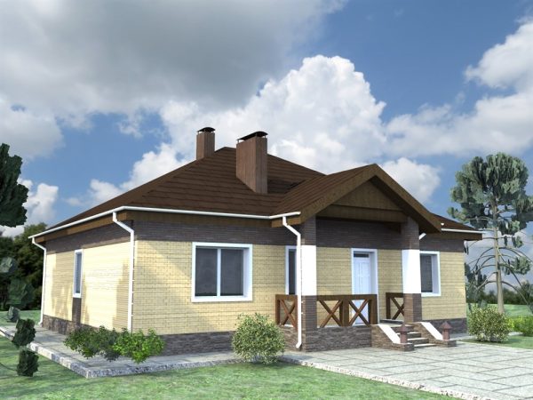 4. Проект дома B-026 Екстерьер Проект дома B-026 - фото 4