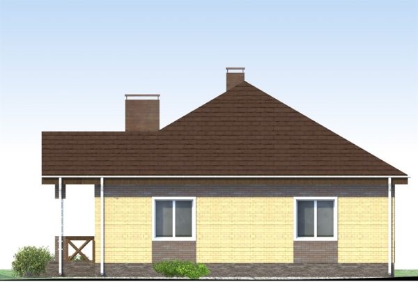 12. Проект дома B-026 Екстерьер Проект дома B-026 - фото 12